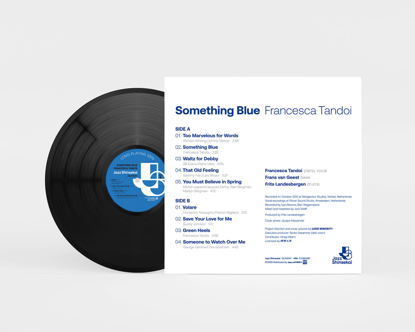 SOMETHING BLUE (LP) - FRANCESCA TANDOI TRIO