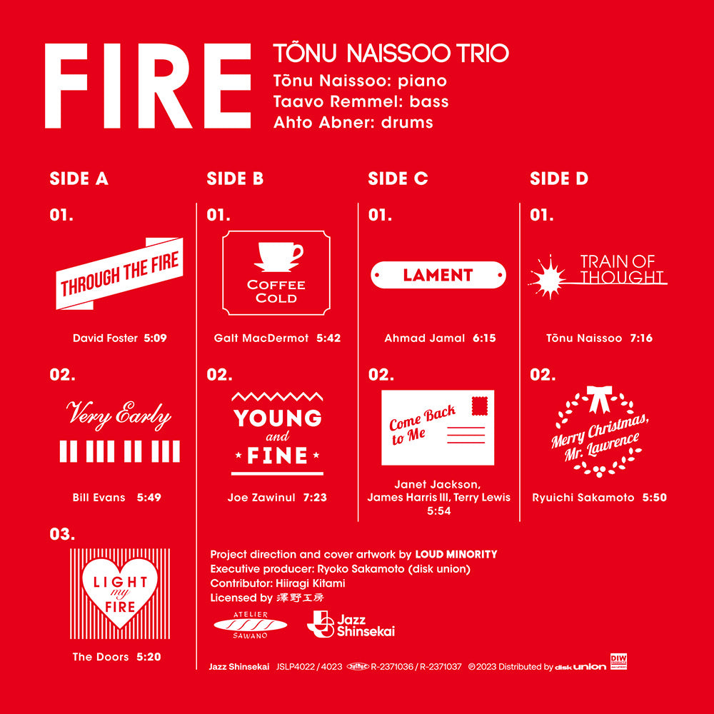 FIRE (LP) - TONU NAISSOO TRIO